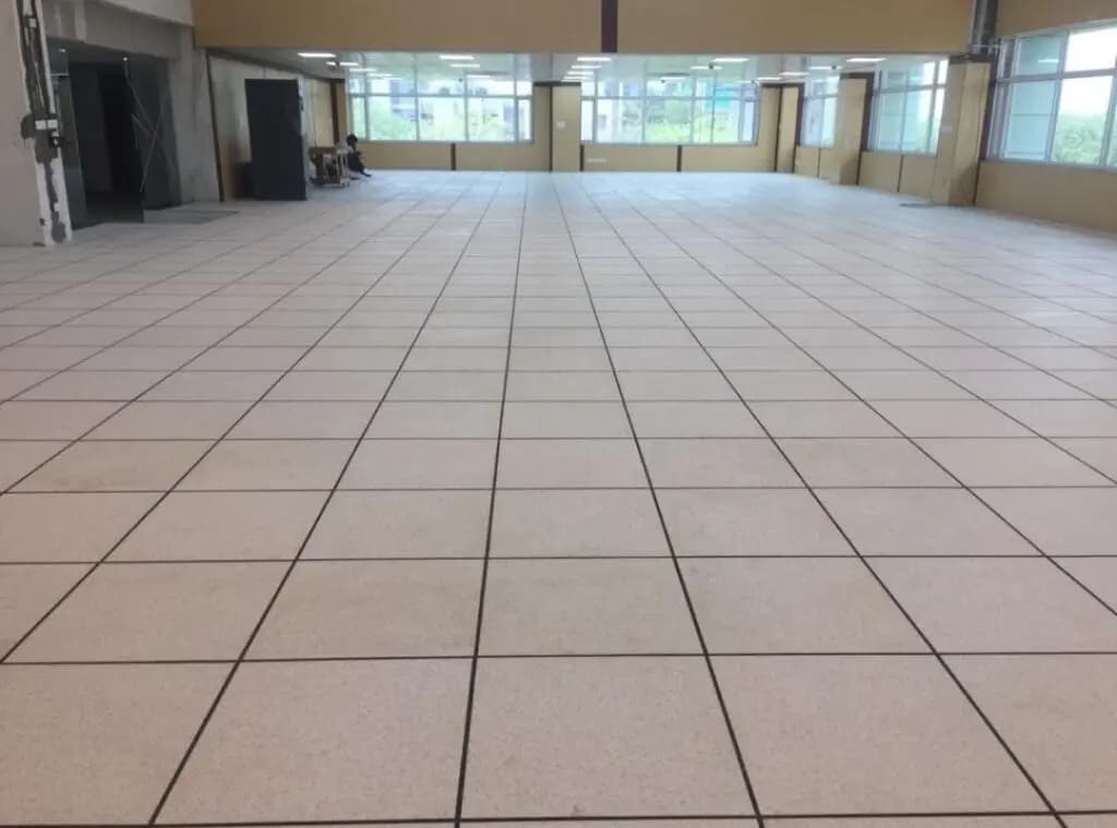 Office false floor cable management - Chemcoats