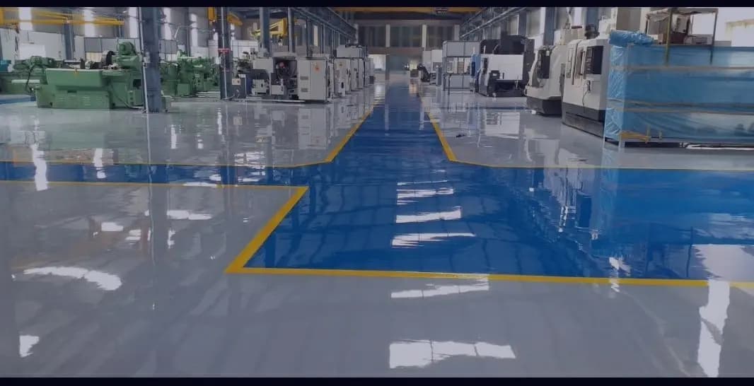 Epoxy Flooring installation in Ambattur - Chem Coats