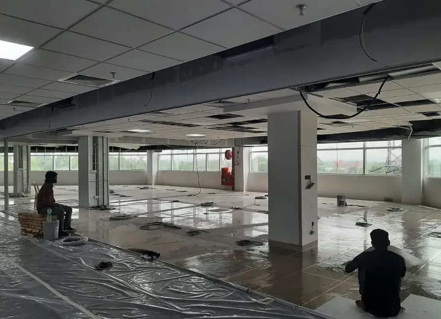 Access floor installation for software company – Chem Coats