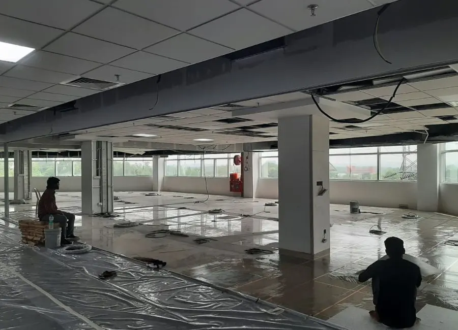 Access floor installation for software company – Chem Coats
